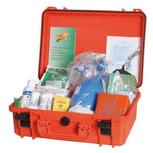 Kit di pronto soccorso tabella D Realizzata in accordo con il D.M. 10/03/2022 in vigore dal 10/05/2022